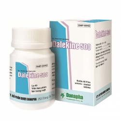 Thuốc hướng thần Danapha Dalekine 500 Chai 40 viên
