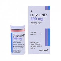 Depakine 200mg Sanofi, Hộp 40 viên
