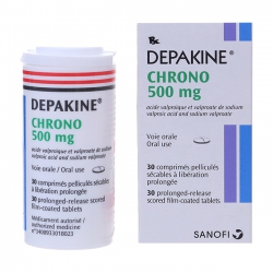 Depakine CHRONO 500mg Sanofi, Chai 30 viên