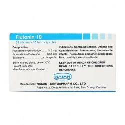 Flutonin 10 Hasan 5 vỉ x 10 viên Flutonin 10 Hasan 5 vỉ x 10 viên