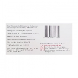 Eslo-10 Hetero Drugs 3 vỉ x 10 viên