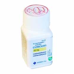 Thuốc hướng thần Janssen Concerta, Chai 30 viên Thuốc hướng thần Janssen Concerta, Chai 30 viên