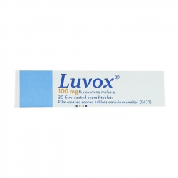 Thuốc hướng thần Luvox 100mg, Hộp 30 viên Thuốc hướng thần Luvox 100mg, Hộp 30 viên