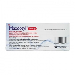 Thuốc hướng thần Maxdotyl 50mg Domesco