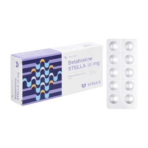 Betahistine Stella 16mg 5 vỉ x 10 viên Betahistine Stella 16mg 5 vỉ x 10 viên