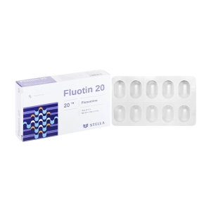 Fluotin 20 Stellapharm 2 vỉ x 10 viên Fluotin 20 Stellapharm 2 vỉ x 10 viên
