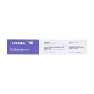 Levetstad 500 Stellapharm 3 vỉ x 10 viên Levetstad 500 Stellapharm 3 vỉ x 10 viên