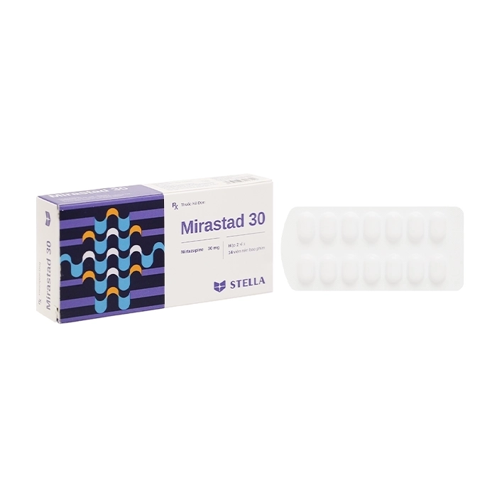 Mirastad 30 Stellpharm 2 vỉ x 14 viên Mirastad 30 Stellpharm 2 vỉ x 14 viên