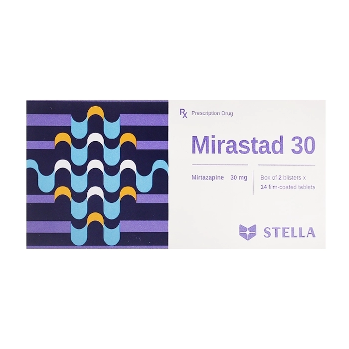 Mirastad 30 Stellpharm 2 vỉ x 14 viên Mirastad 30 Stellpharm 2 vỉ x 14 viên