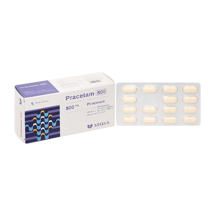 Pracetam 800 Stellapharm 6 vỉ x 15 viên