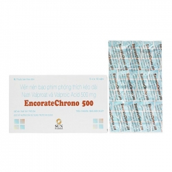 Thuốc hướng thần Sun Pharma Encorate Chrono 500mg 50 viên