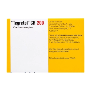 Tegretol CR 200 Novartis 5 vỉ x 10 viên (Carbamazepine)