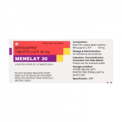 Menelat 30 Torrent Pharma 3 vỉ x 10 viên Menelat 30 Torrent Pharma 3 vỉ x 10 viên