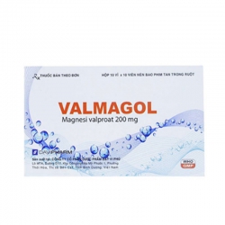 Valmagol 200mg Davipharm, Hộp 10 vỉ x 10 viên