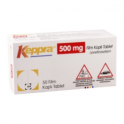 Keppra 500mg UCB 5 vỉ x 10 viên
