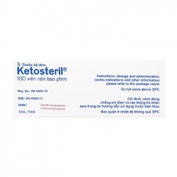 Thuốc Ketosteril Tablets, Hộp 100 viên Thuốc Ketosteril Tablets, Hộp 100 viên