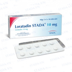 Thuốc kháng dị ứng Loratadin STADA 10 mg Thuốc kháng dị ứng Loratadin STADA 10 mg