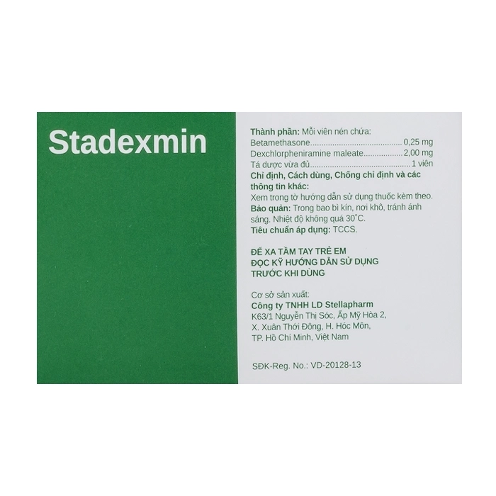 Stadexmin Stellapharm 500 viên