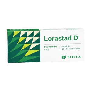 Lorastad D 5mg Stellapharm 3 vỉ x 10 viên Lorastad D 5mg Stellapharm 3 vỉ x 10 viên