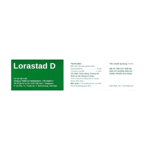 Lorastad D 5mg Stellapharm 3 vỉ x 10 viên Lorastad D 5mg Stellapharm 3 vỉ x 10 viên