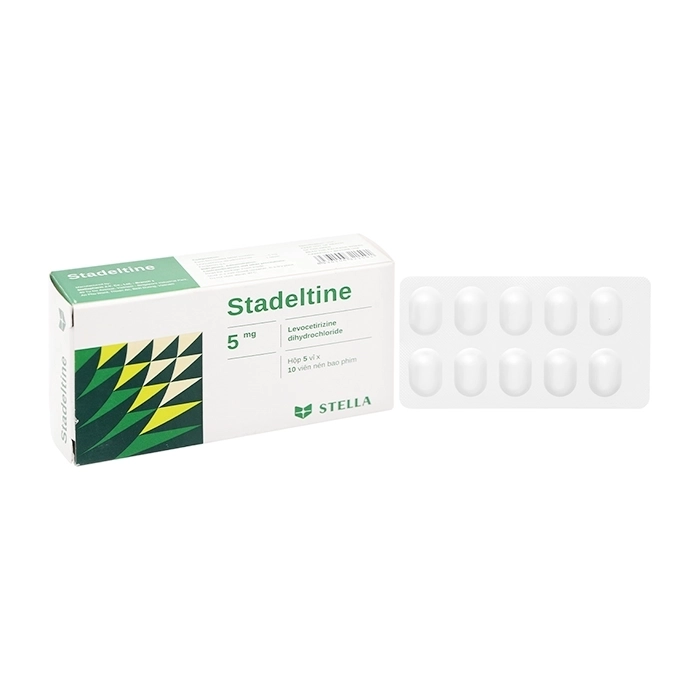 Stadeltine 5mg Stellapharm 5 vỉ x 10 viên Stadeltine 5mg Stellapharm 5 vỉ x 10 viên