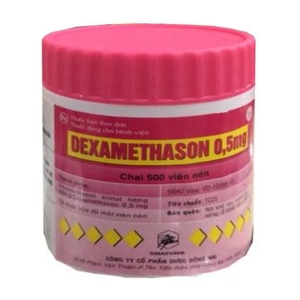 Dexamethason 0.5mg Donaipharm 500 viên (Dexamethasone)
