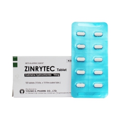 Thuốc kháng Histamin ZINRYTEC - Cetirizin 10mg