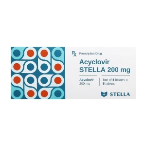 Acyclovir Stella 200mg 5 vỉ x 5 viên