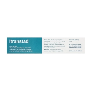 Itranstad 100mg Stellapharm 1 vỉ x 6 viên