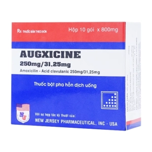 Augxicine 250mg/31.25mg Vidipha 10 gói x 0.8g