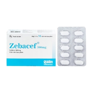 Zebacef 300mg Bilim Ilac 1 vỉ x 10 viên (Cefdinir)