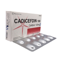 Cadicefdin 100 US Pharma - USP 2 vỉ x 10 viên