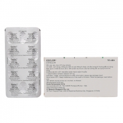 Ceclor 375mg Menarini 1 vỉ x 10 viên Ceclor 375mg Menarini 1 vỉ x 10 viên