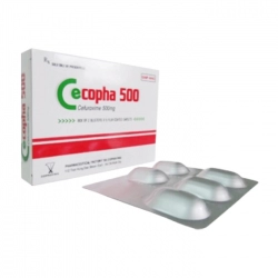 Cecopha 500mg Hộp 2 vỉ x 5 viên