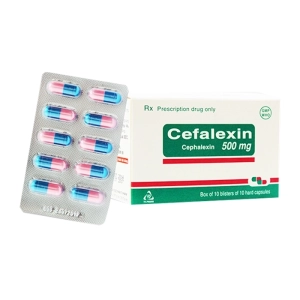 Cefalexin 500mg TV.Pharm 10 vỉ x 10 viên