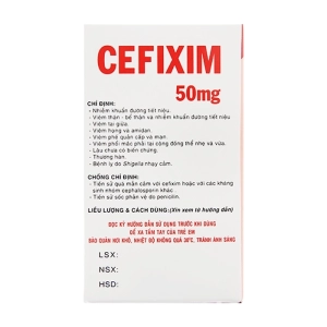 Cefixim 50mg Vidipha 10 gói x 1g