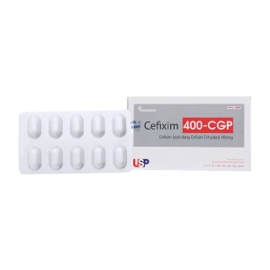 Cefixim 400-CGP US Pharma - USP 1 vỉ x 10 viên