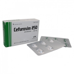 VPC Cefuroxim 250mg, Hộp 20 viên VPC Cefuroxim 250mg, Hộp 20 viên