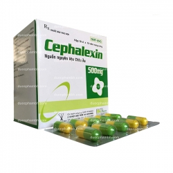 Thuốc kháng sinh Cophavina Cephalexin 500mg, Hộp 100 viên Thuốc kháng sinh Cophavina Cephalexin 500mg, Hộp 100 viên