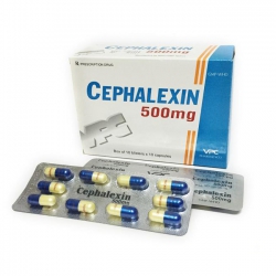 VPC Cephalexin 500mg, Hộp 100 viên VPC Cephalexin 500mg, Hộp 100 viên