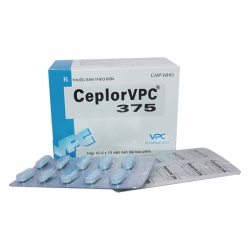 VPC Ceplor 375mg, Hộp 100 viên VPC Ceplor 375mg, Hộp 100 viên