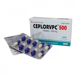 VPC Ceplor 500mg, Hộp 20 viên VPC Ceplor 500mg, Hộp 20 viên