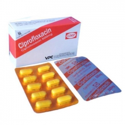 Ciprofloxacin 500mg Pharimexco 10 vỉ x 10 viên Ciprofloxacin 500mg Pharimexco 10 vỉ x 10 viên