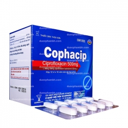Thuốc kháng sinh Cophavina Cophacip 500mg, Hộp 120 viên Thuốc kháng sinh Cophavina Cophacip 500mg, Hộp 120 viên