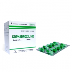 Cophadroxil 500 Cophavina 10 vỉ x 10 viên Cophadroxil 500 Cophavina 10 vỉ x 10 viên