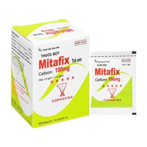 Mitafix 100mg Cophavina 12 gói x 1.5g Mitafix 100mg Cophavina 12 gói x 1.5g