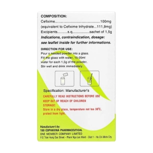 Mitafix 100mg Cophavina 12 gói x 1.5g Mitafix 100mg Cophavina 12 gói x 1.5g