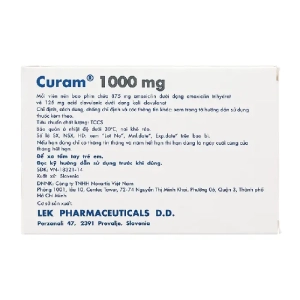 Curam 1000mg Sandoz 10 vỉ x 8 viên Curam 1000mg Sandoz 10 vỉ x 8 viên