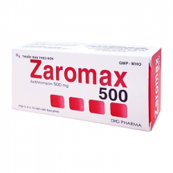 Thuốc kháng sinh DHG Zaromax 500mg Thuốc kháng sinh DHG Zaromax 500mg