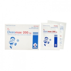 Thuốc kháng sinh Domesco Doromax 200mg, Hộp 10 gói Thuốc kháng sinh Domesco Doromax 200mg, Hộp 10 gói